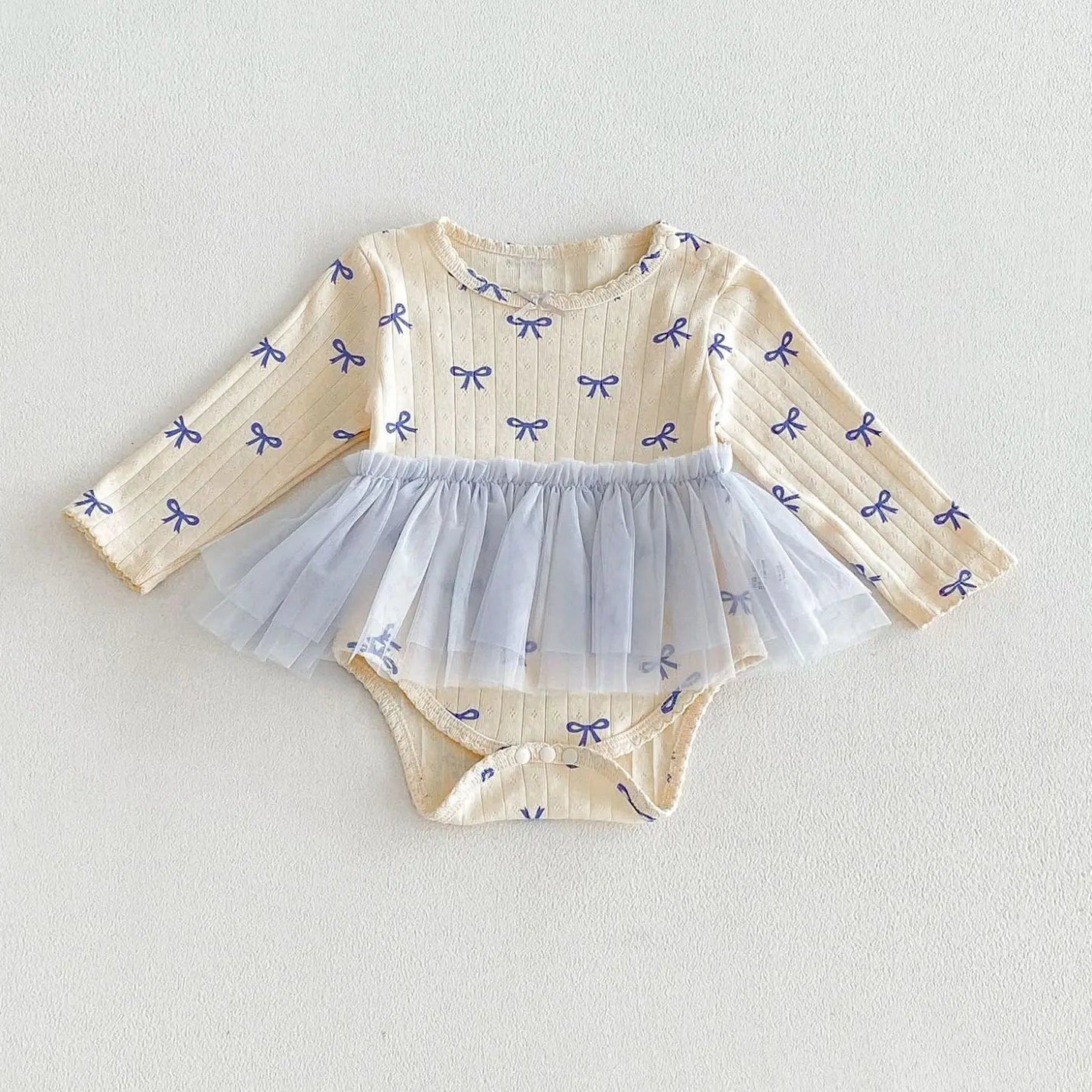 Heart Print Tutu Bodysuit