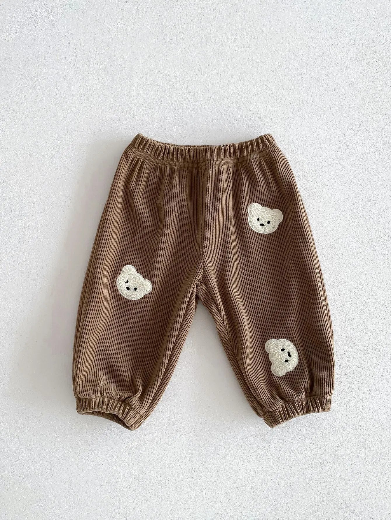 Teddy Bear Corduroy Jogger Pants