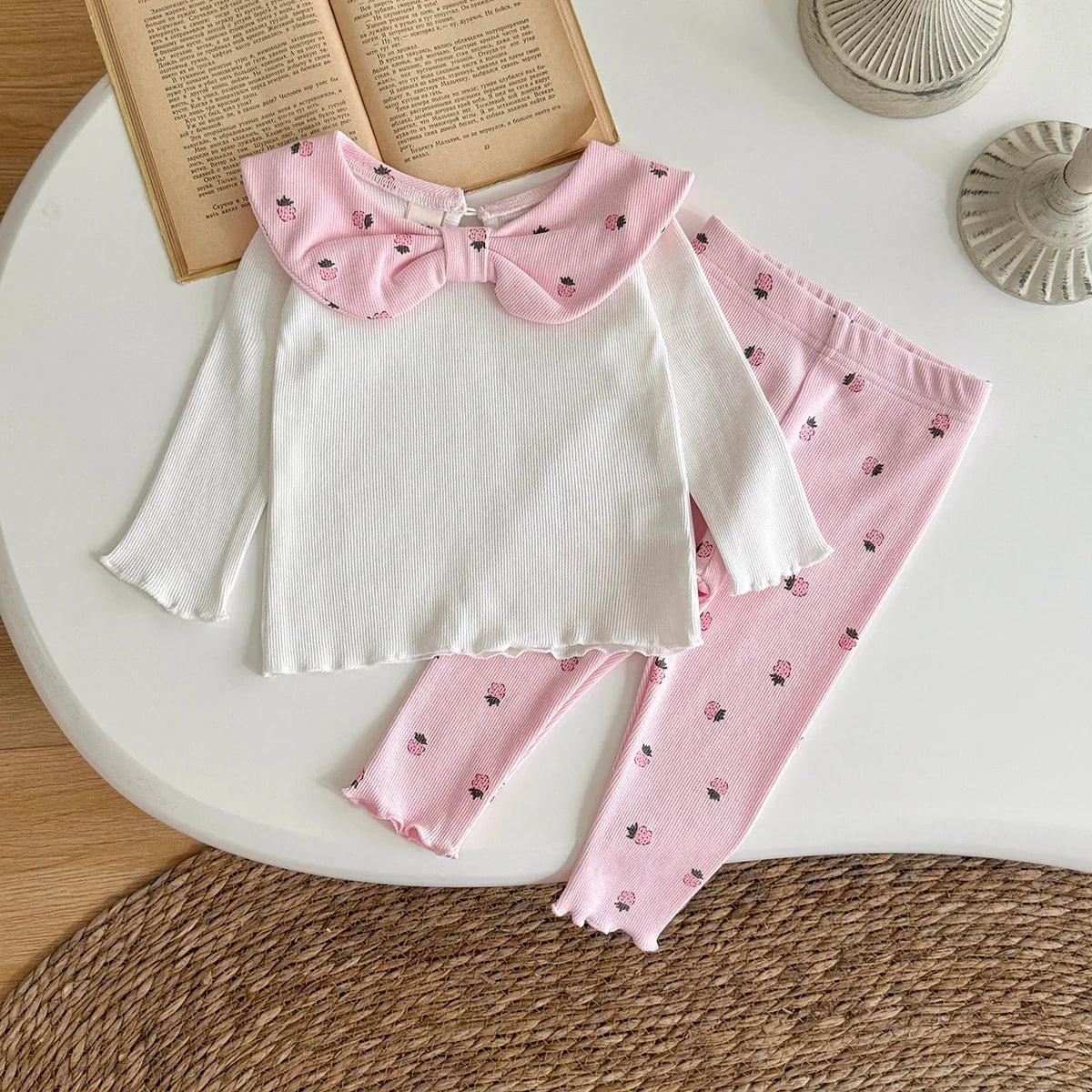 Fruity Pink Pants Set