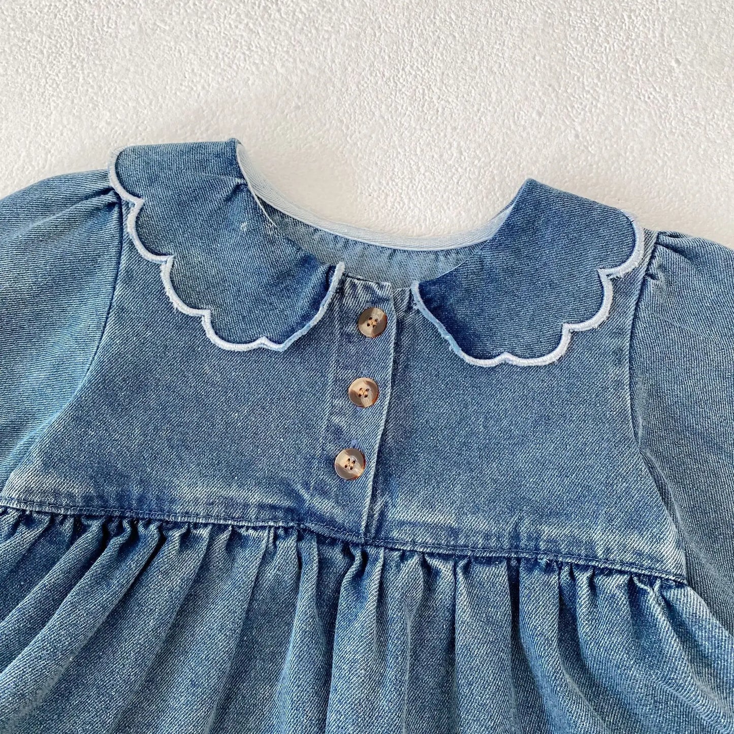 Denim Flare Romper