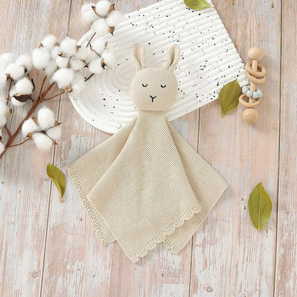 Knitted Rabbit Comfort Toy