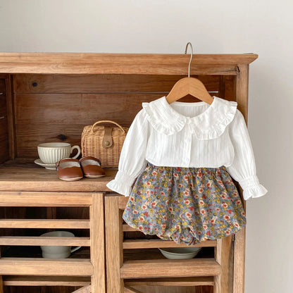 Doll Collar Floral Set