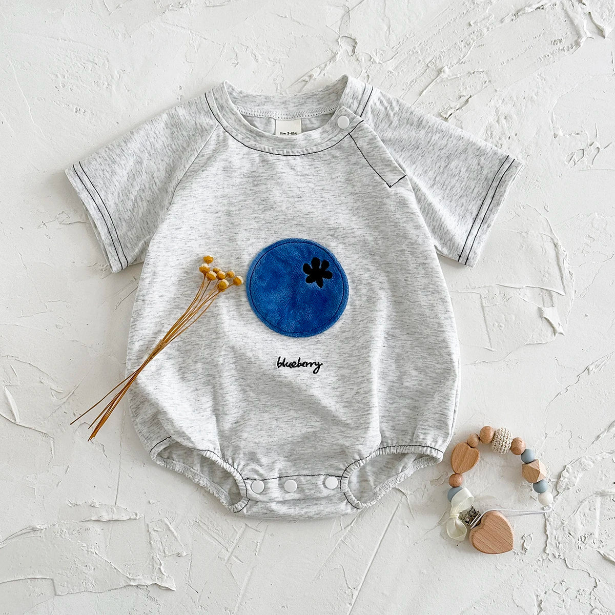 Fuzzy Fruit Patch Bodysuit