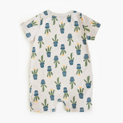 Cactus Print Summer Jumpsuit