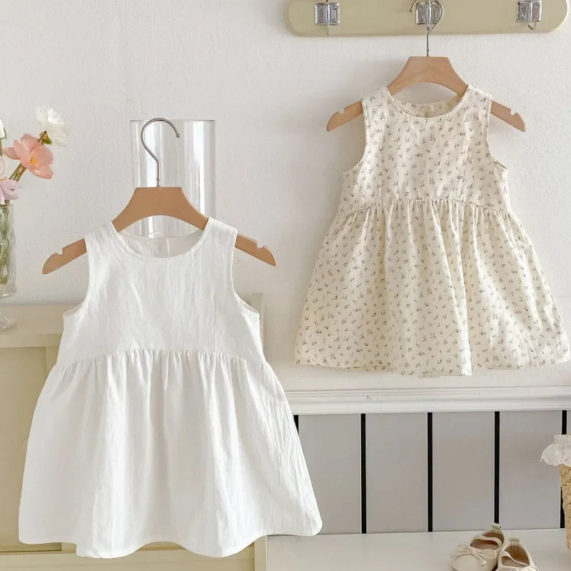 Sleeveless Cotton Dress