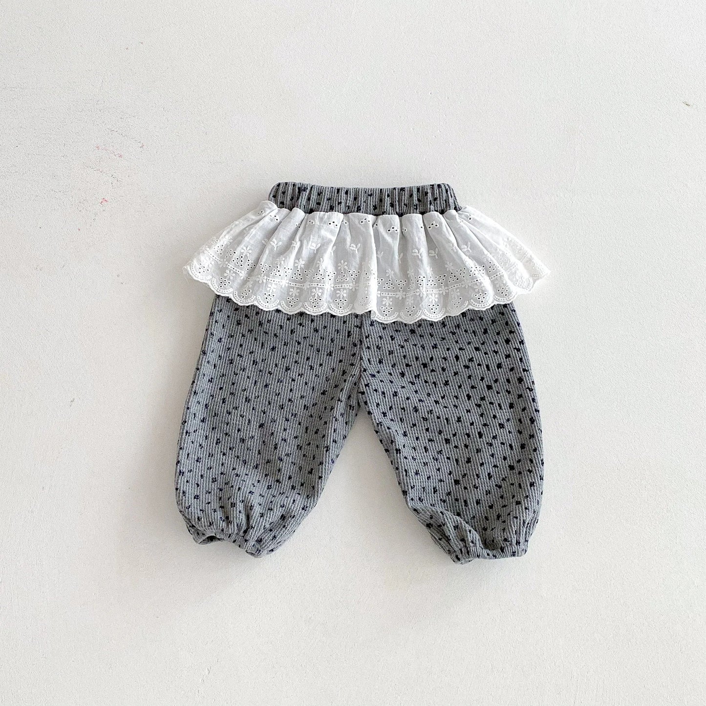 Lace Ruffle Lounge Pants