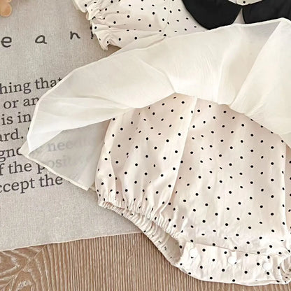 Polka Dot Romper Dress
