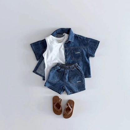 Bonito Denim Shorts Set