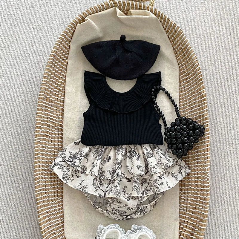 Vintage Style Layered Skirt
