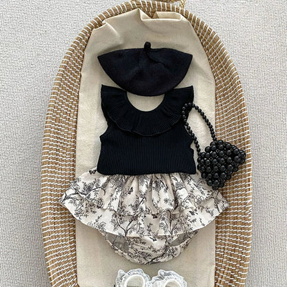 Vintage Style Layered Skirt