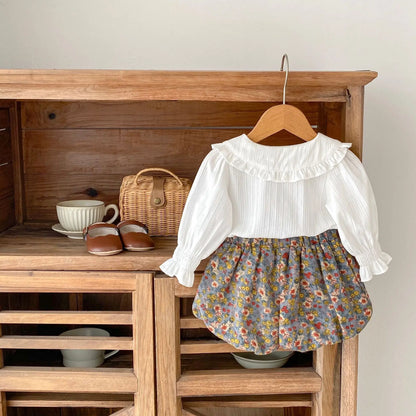 Doll Collar Floral Set