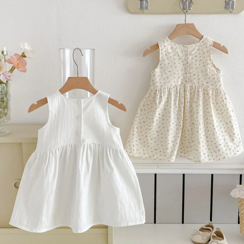 Sleeveless Cotton Dress