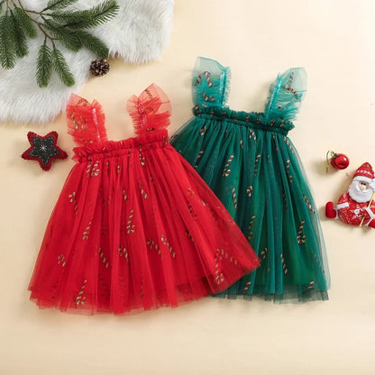 Christmas Layered Tulle Dress