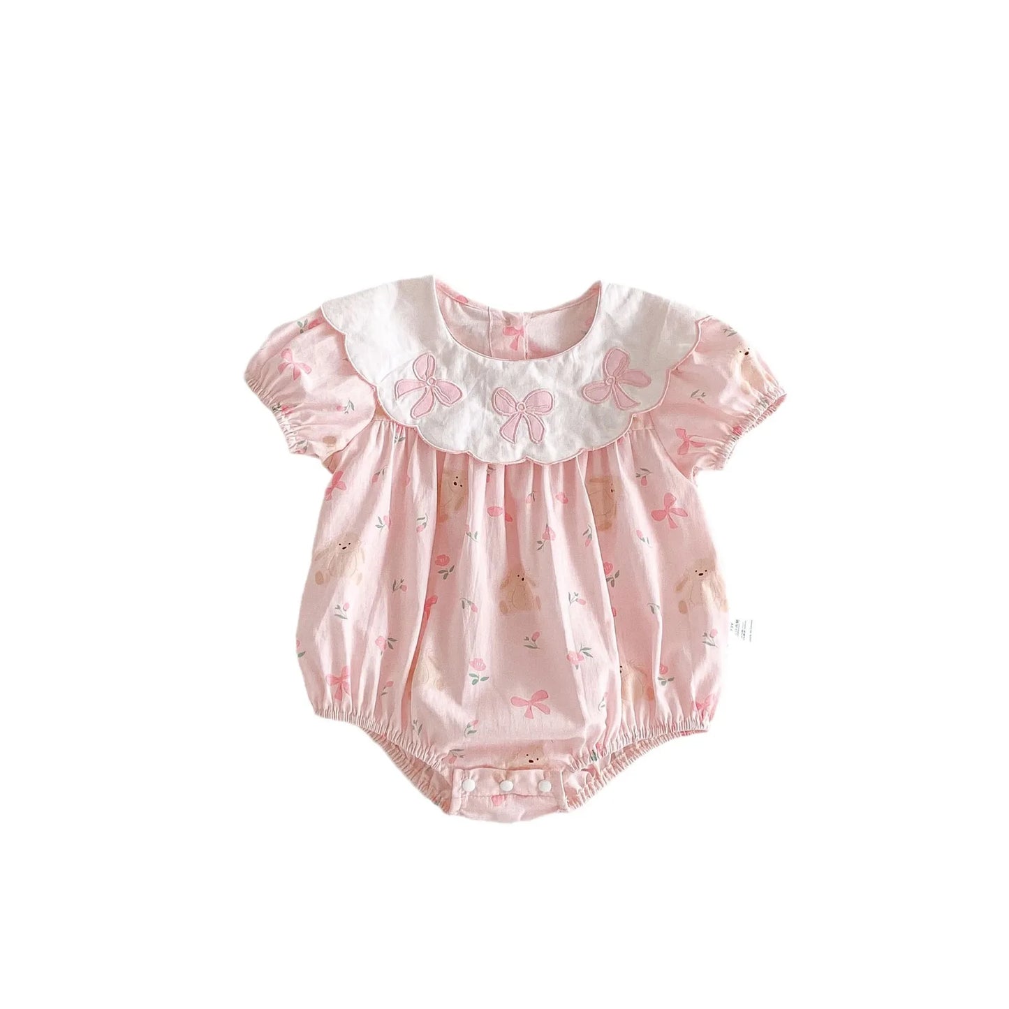 Bunny Rabbit Ribbon Romper