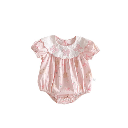 Bunny Rabbit Ribbon Romper