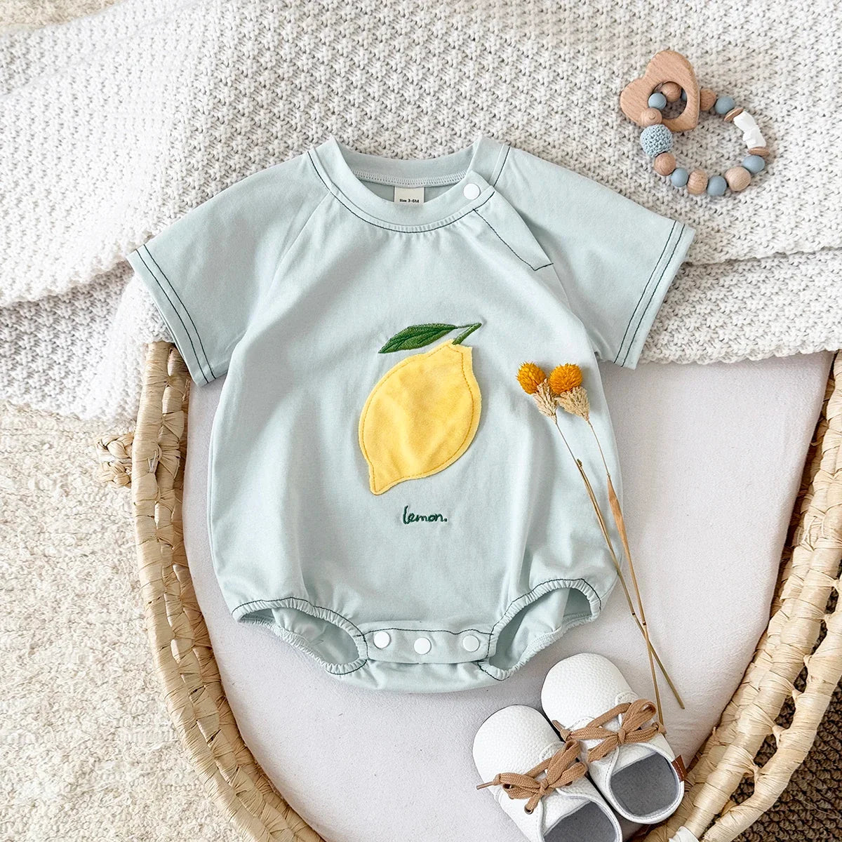 Fuzzy Fruit Patch Bodysuit