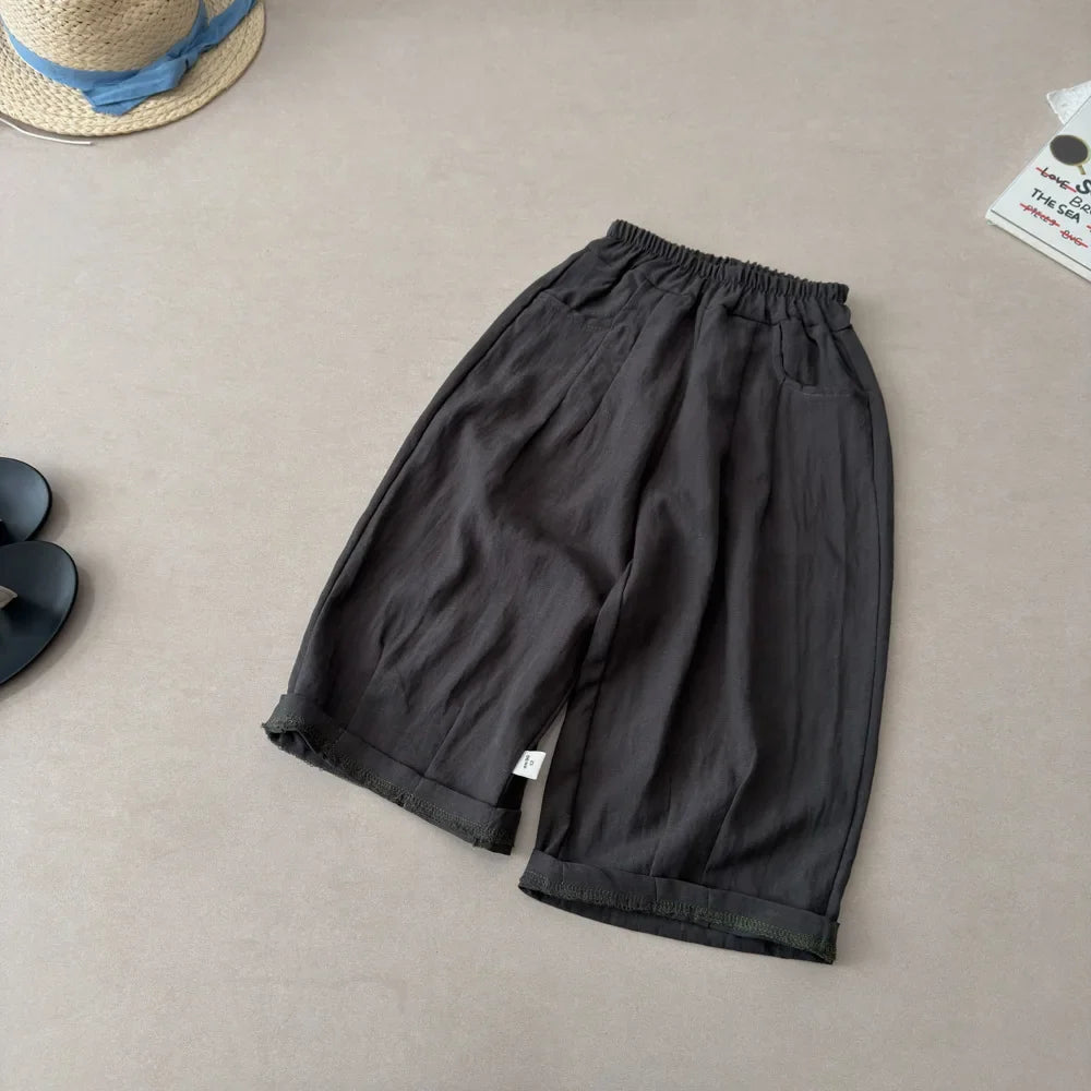 Cotton Linen Slacks Pants