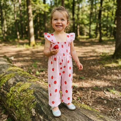 Sweet Strawberry Cherry Jumpsuit