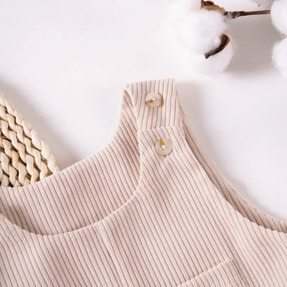 Cute Bear Pocket Jumpsuit