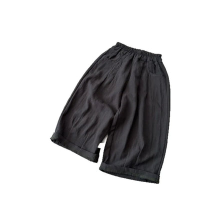 Cotton Linen Slacks Pants
