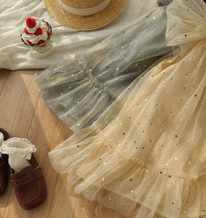 Stardust Lace Tulle Dress