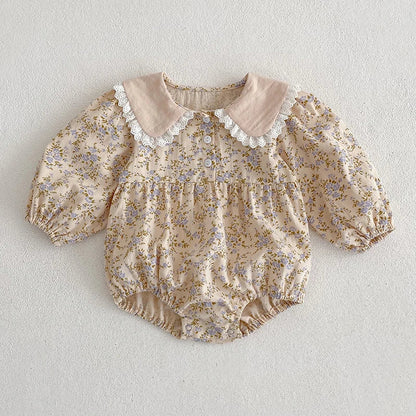 Paisley Lapel Romper