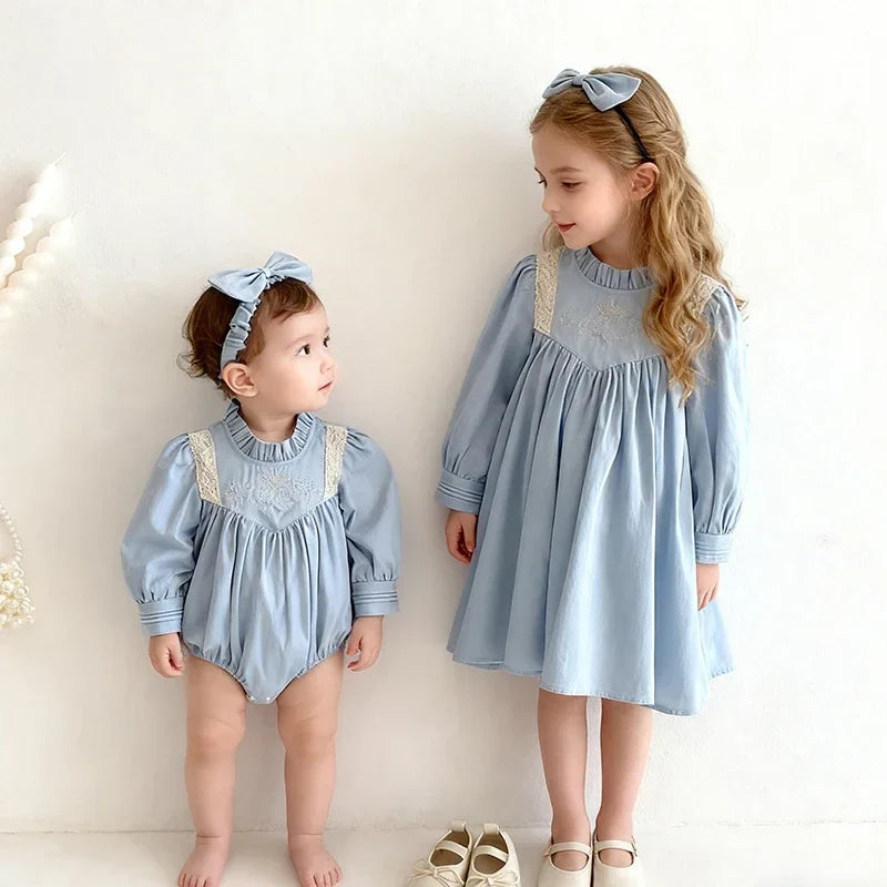 Baby Blue Sister Outfit