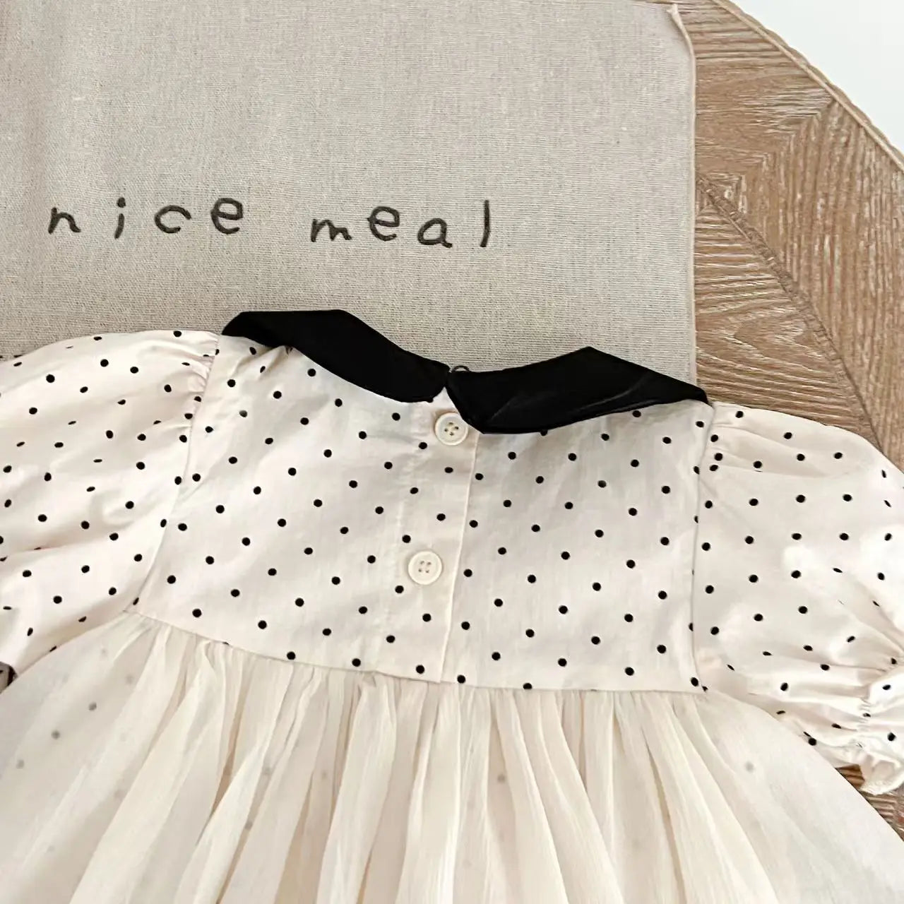 Polka Dot Romper Dress