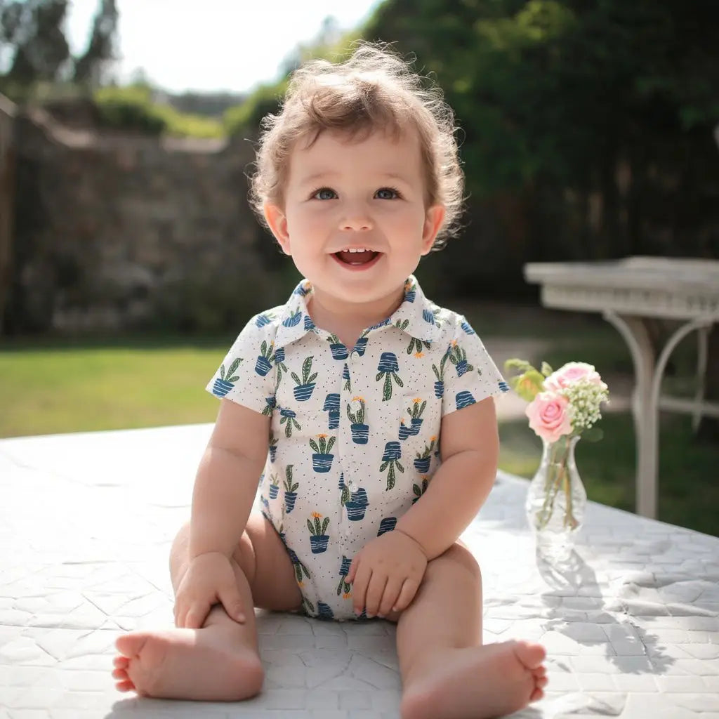 Cactus Pattern Bodysuit
