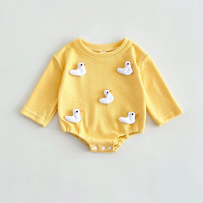 3D Cartoon Mushroom Duck Bodysuit