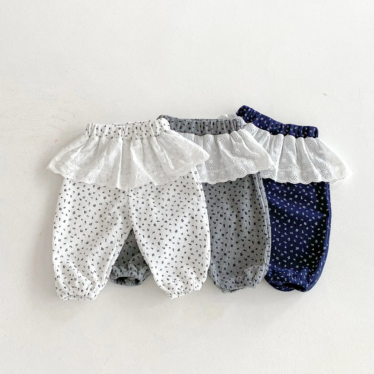 Lace Ruffle Lounge Pants