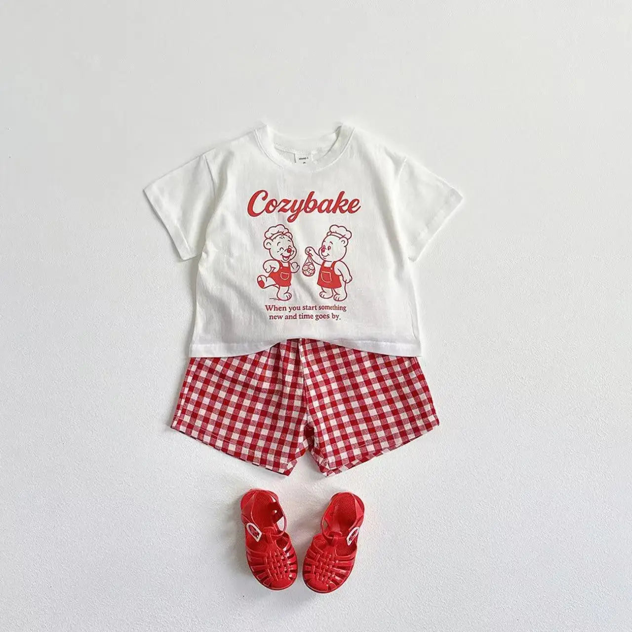 Cozybake Plaid Short Set