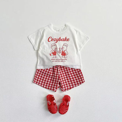 Cozybake Plaid Short Set