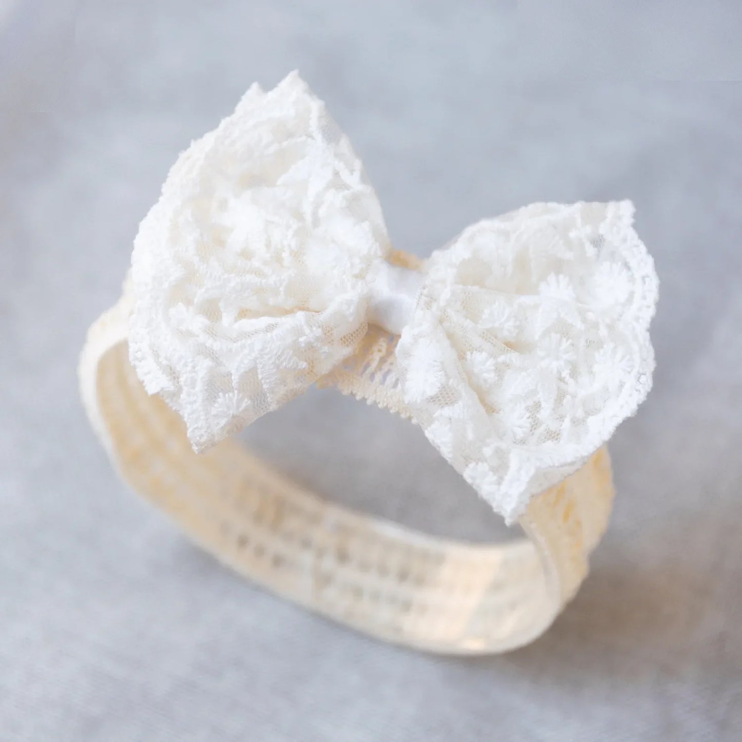 Elastic Pearl Lace Headband