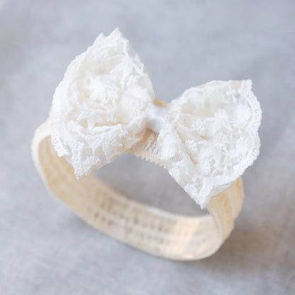 Elastic Pearl Lace Headband
