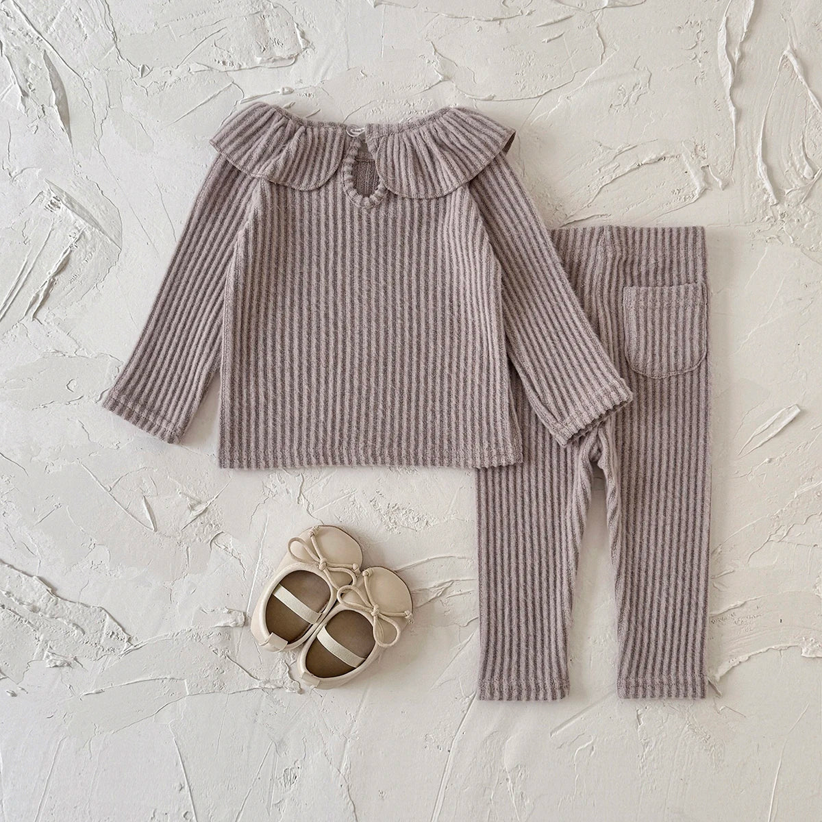 Jester Collar Solid Lounge Set