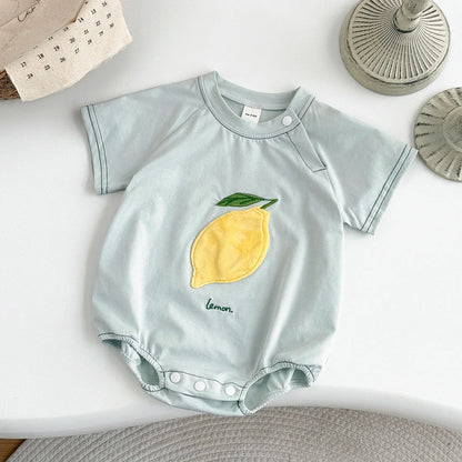 Fuzzy Fruit Patch Bodysuit
