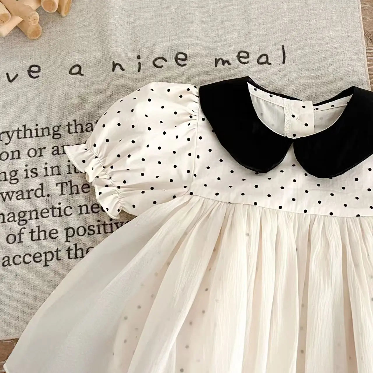 Polka Dot Romper Dress