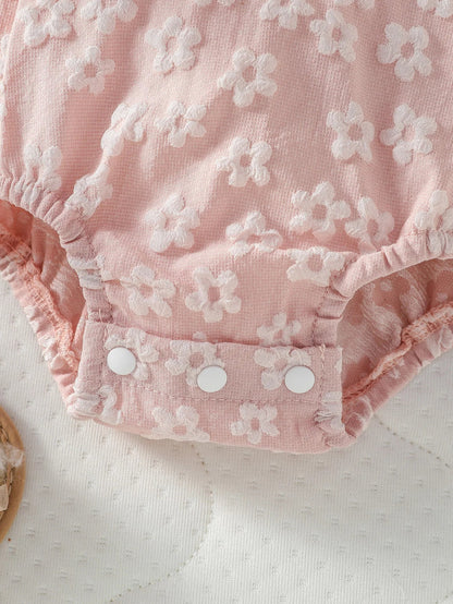 Flower Print Honey Jumpsuit Set