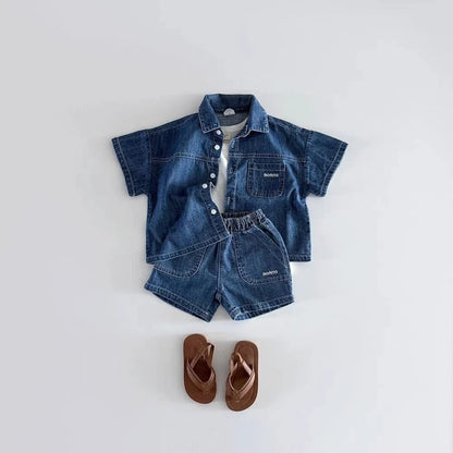 Bonito Denim Shorts Set