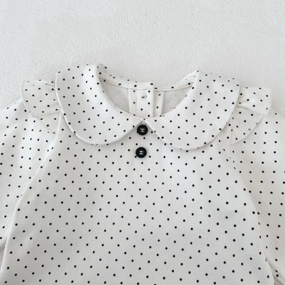 Polka Dot Top and Skirt Set