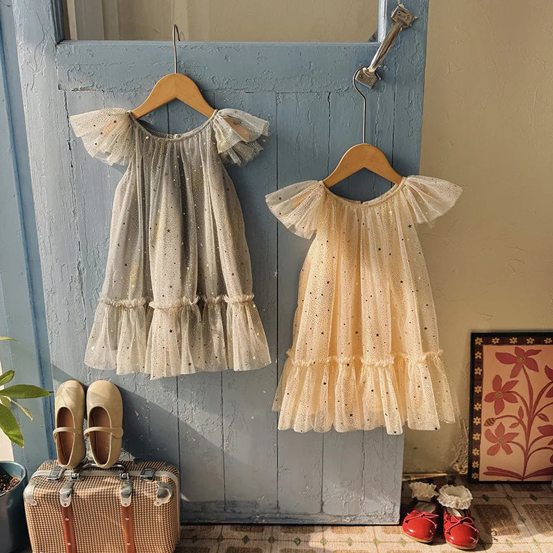 Stardust Lace Tulle Dress