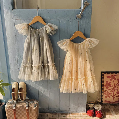Stardust Lace Tulle Dress