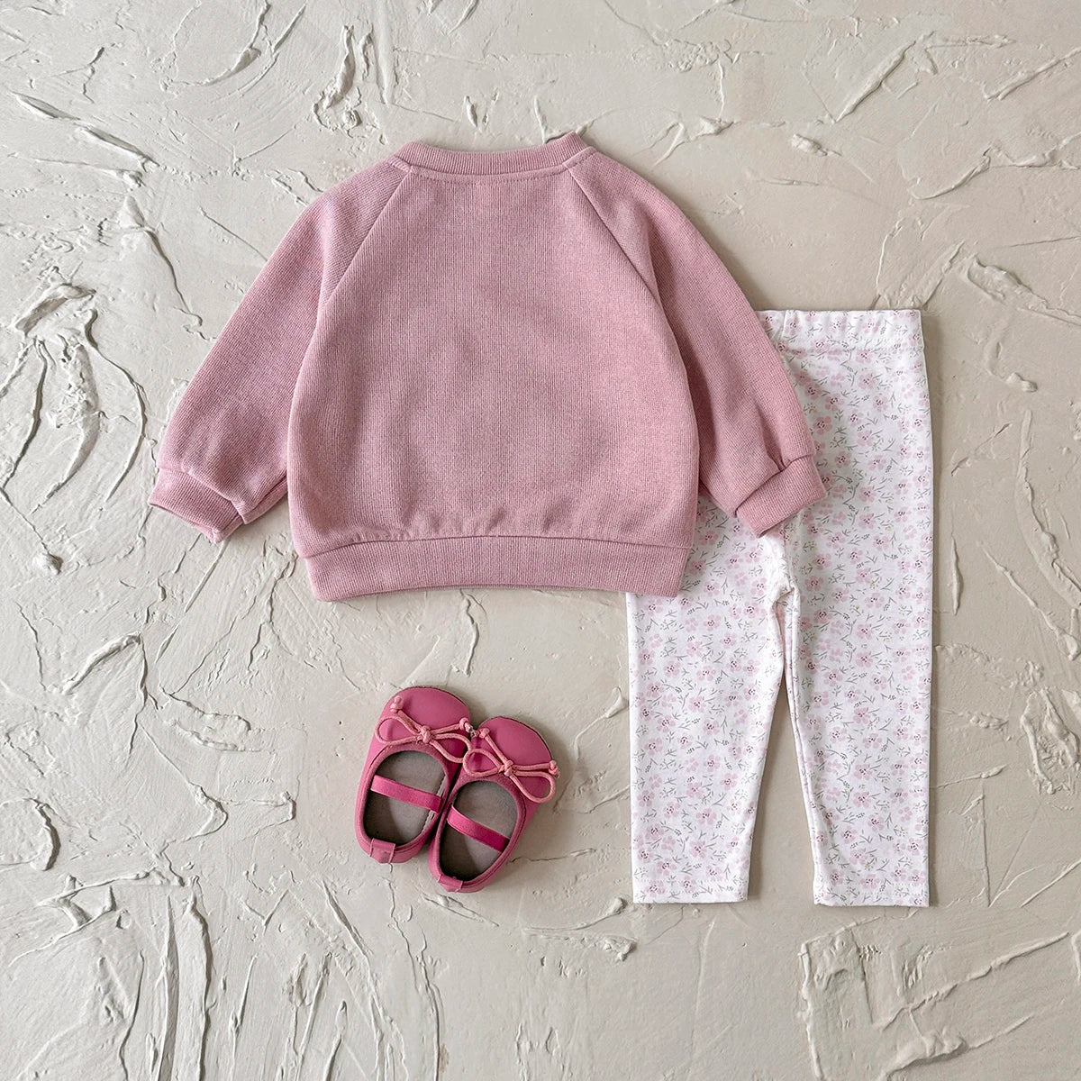 Swan Embroidered Sweater Set
