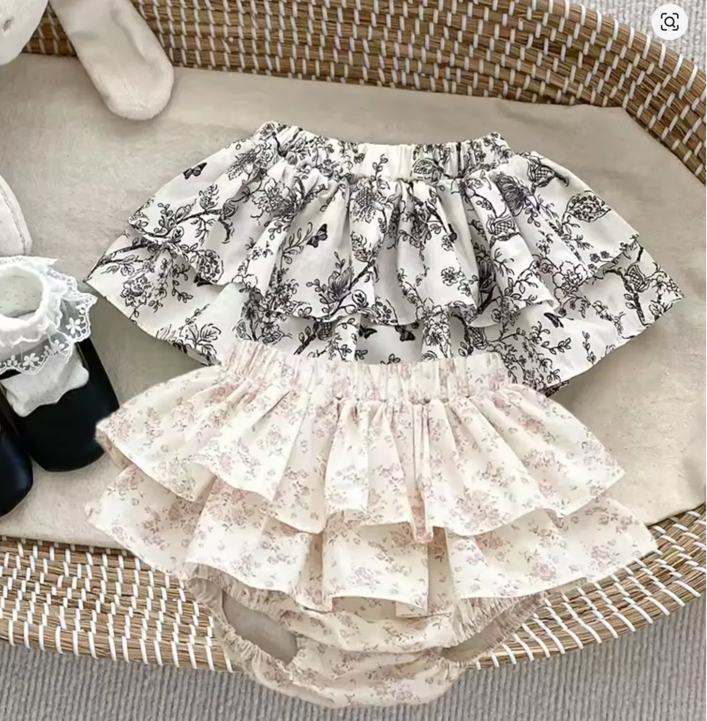 Vintage Style Layered Skirt