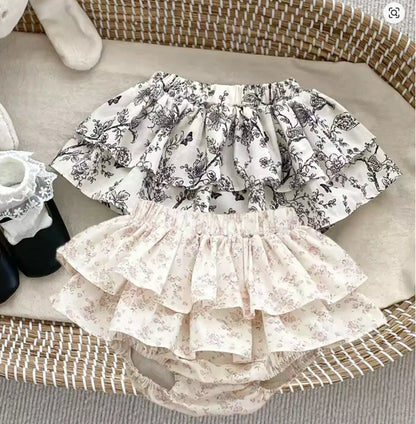 Vintage Style Layered Skirt