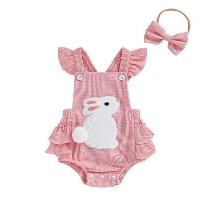 Rabbit Patch  Bodysuit Set