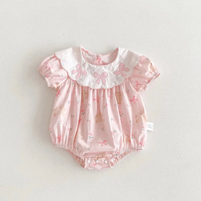 Bunny Rabbit Ribbon Romper