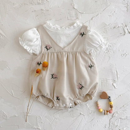 Floral Embroidered Camisole Set