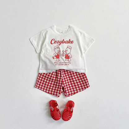Cozybake Plaid Short Set
